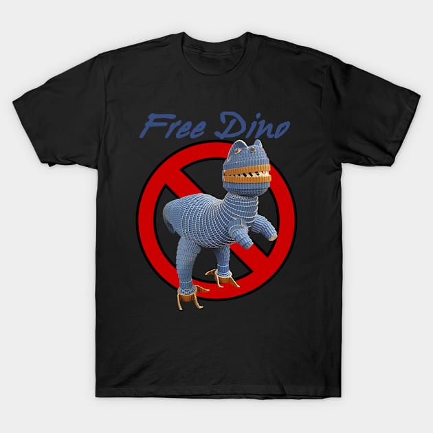 Free Dino T-Shirt by Crazy_Paper_Fashion